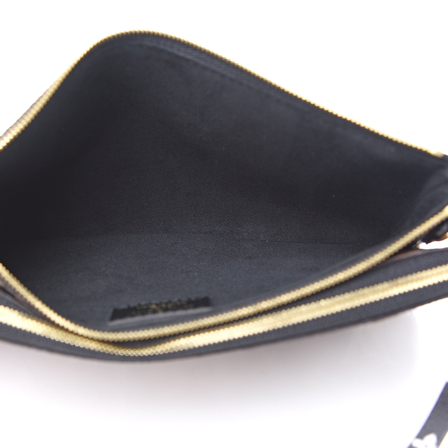 Louis Vuitton Monogram Giant Jungle Pochette Double Zip Black 4 of 10