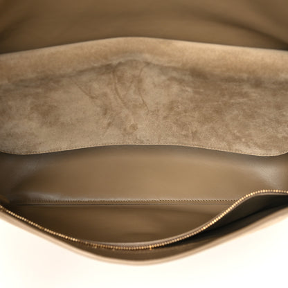 Chanel Suede Calfskin Small Souplissimo Maxi Flap Dark Beige 4 of 10