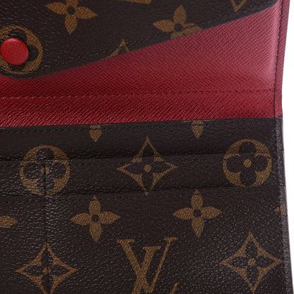Louis Vuitton Monogram Josephine Wallet Red 7 of 10