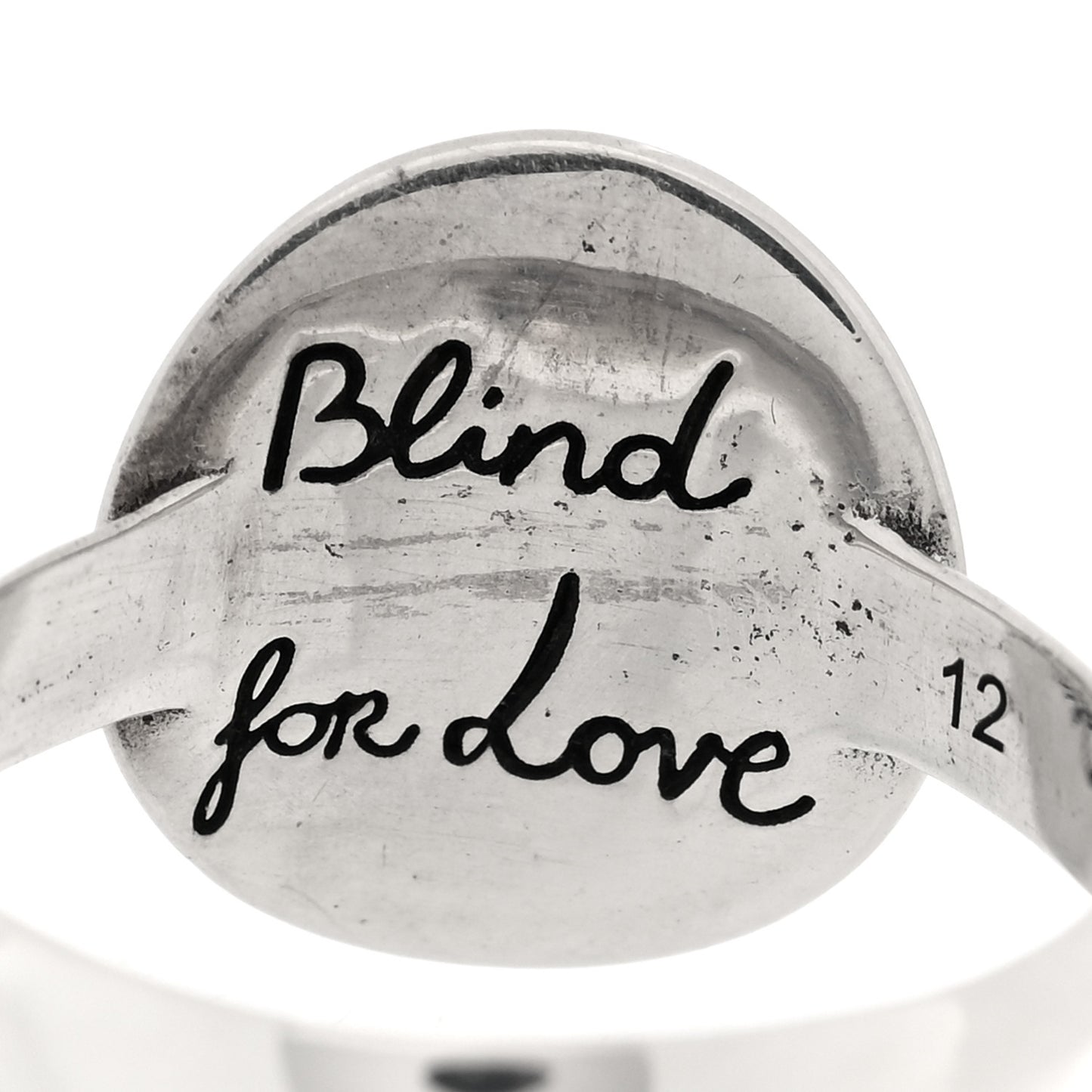 Sterling Silver Blind for Love Mystic Cat Ring 52 6
