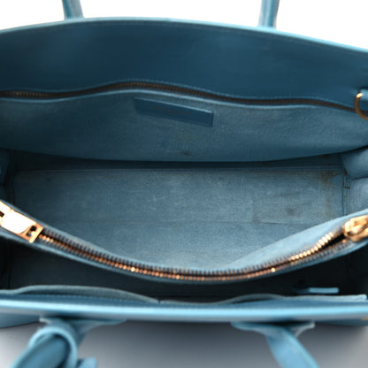Saint Laurent Calfskin Small Sac De Jour Light Blue 8 of 22
