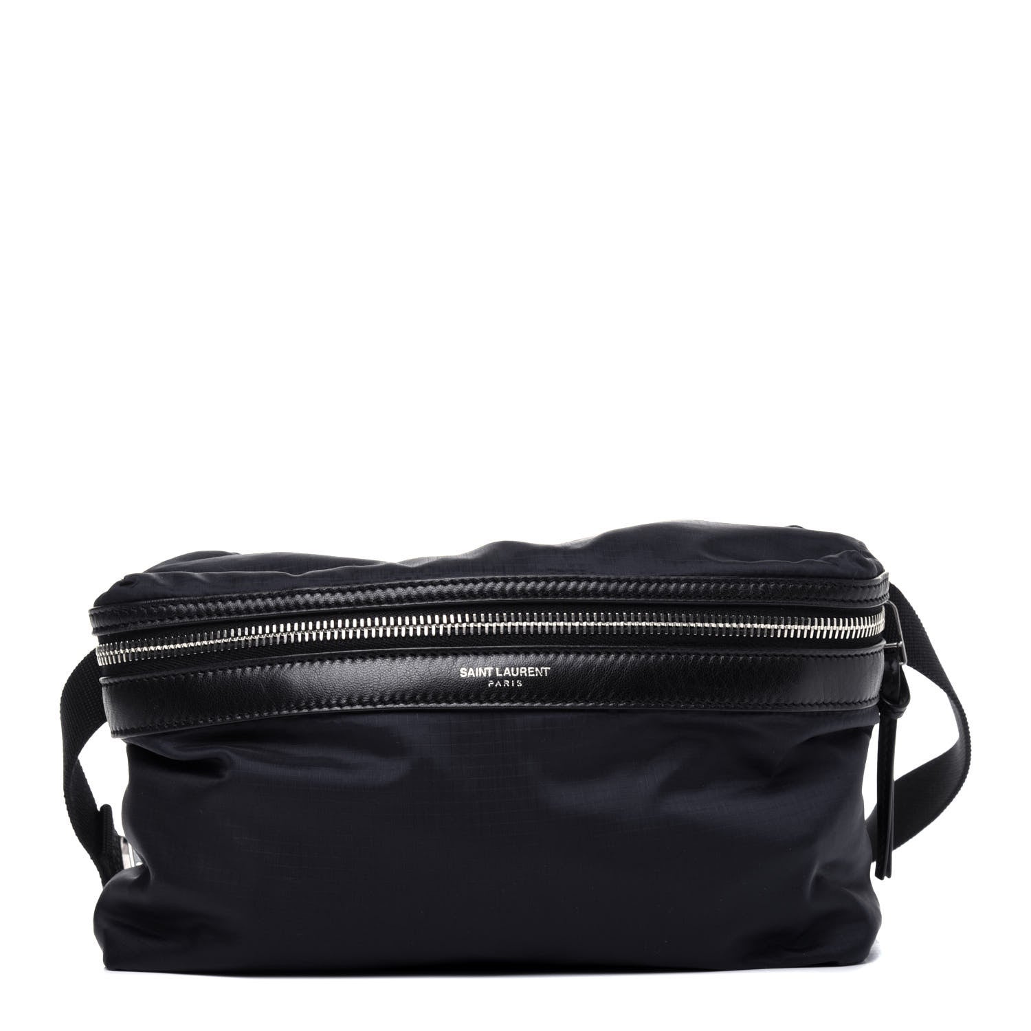 Saint Laurent Nylon City Fold Up Backpack Belt Bag Navy 3 of 18