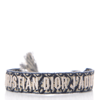Christian Dior Woven Cotton J'Adior Friendship Bracelet Set 4 of 7
