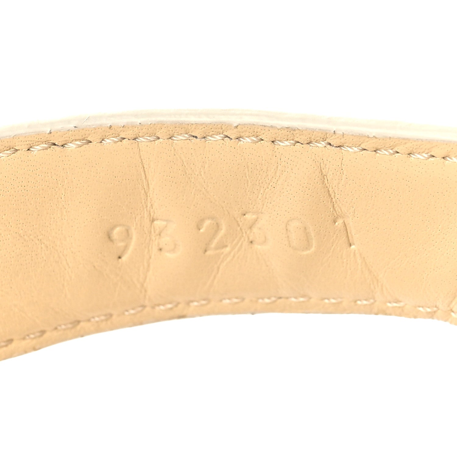 Loewe Goatskin Comfort Platform Sandals 38 White 6 of 9