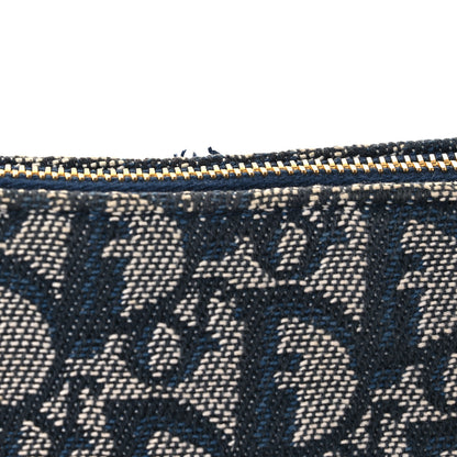 Christian Dior Monogram Mini Saddle Pochette Navy 11 of 14