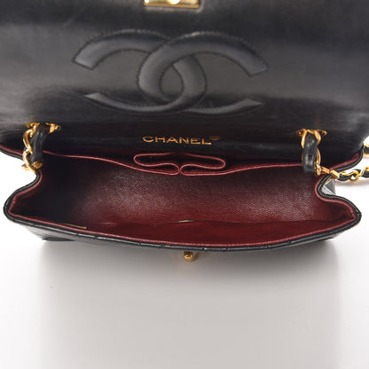 Chanel Lambskin Quilted Mini Flap Black 9 of 17