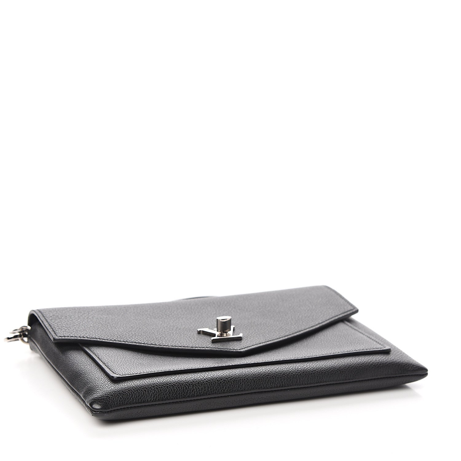 Louis Vuitton Soft Calfskin My Lockme Pochette Black 3 of 10
