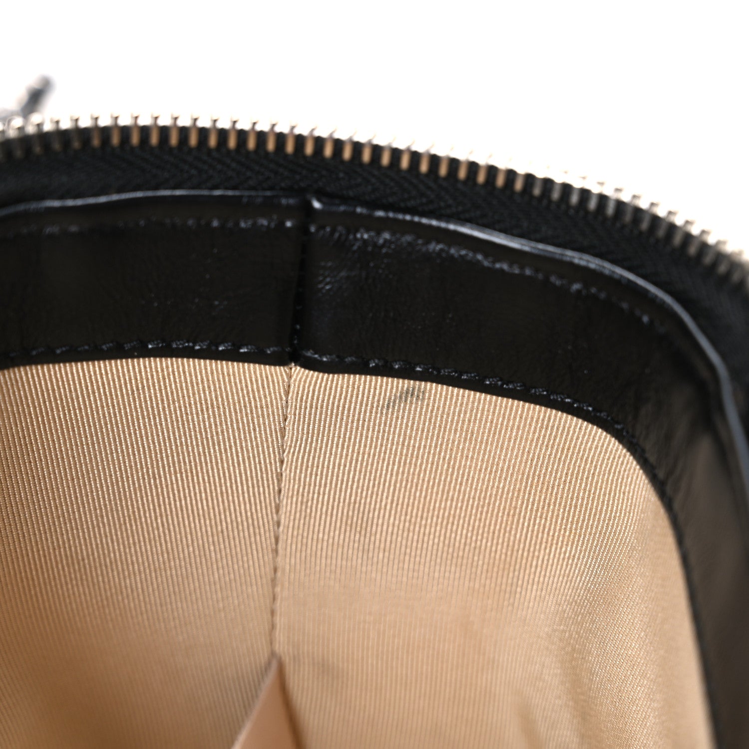 Chanel Calfskin Raffia Small Vanity Case Bag Black Beige 11 of 11