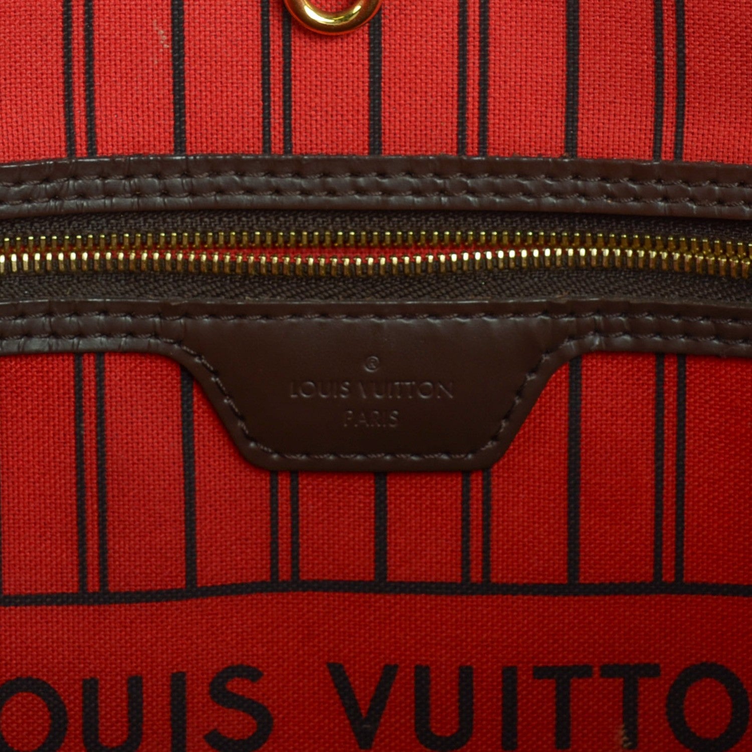 Louis Vuitton Damier Ebene Neverfull MM 6 of 9