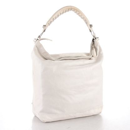 Balenciaga Agneau Giant 21 Silver Hardware Day Hobo White 4 of 8