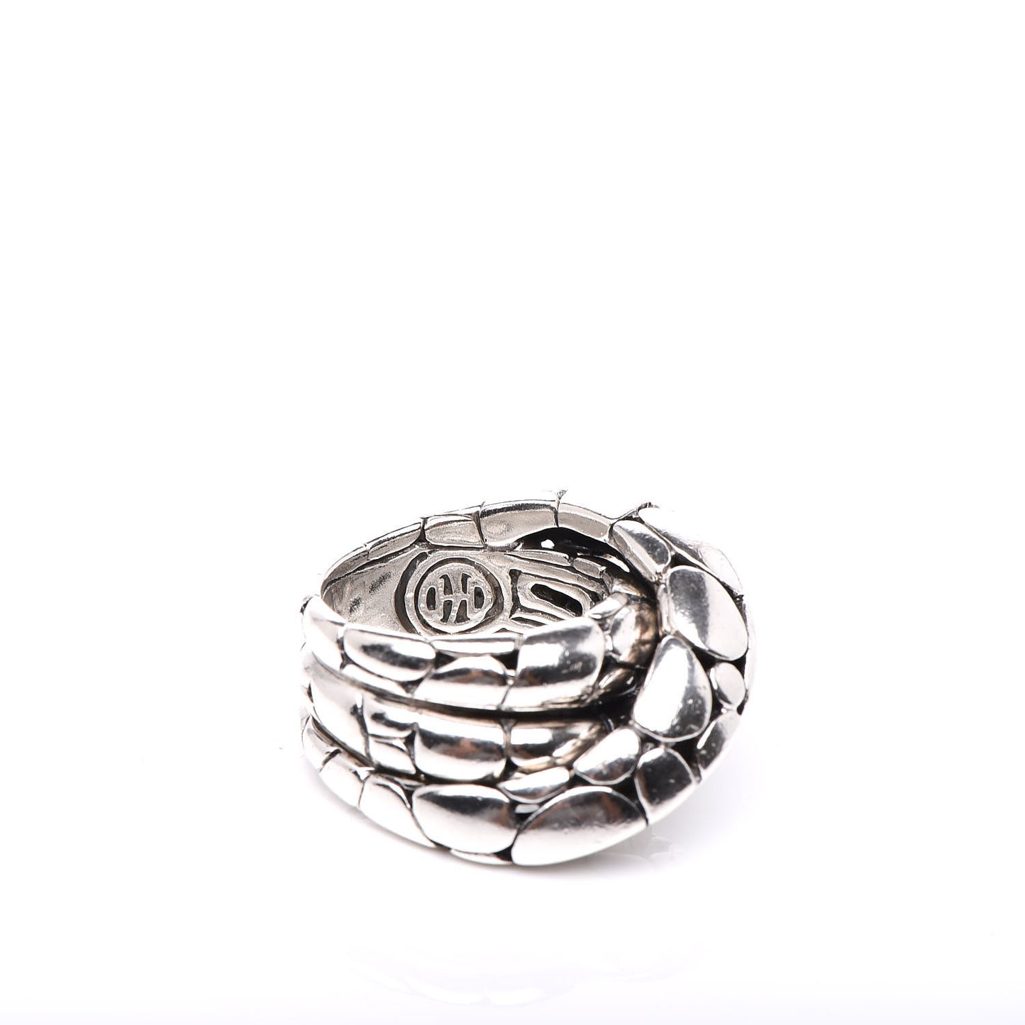 Sterling Silver Kali Silver Twist Ring 54 7