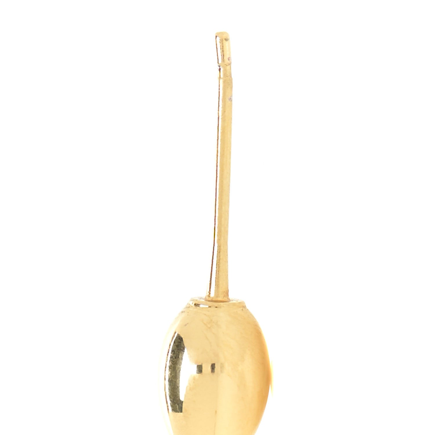 Louis Vuitton Metal Louisette Earrings Silver Gold 4 of 6