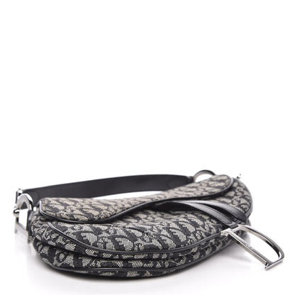 Christian Dior Monogram Saddle Bag Black 4 of 12