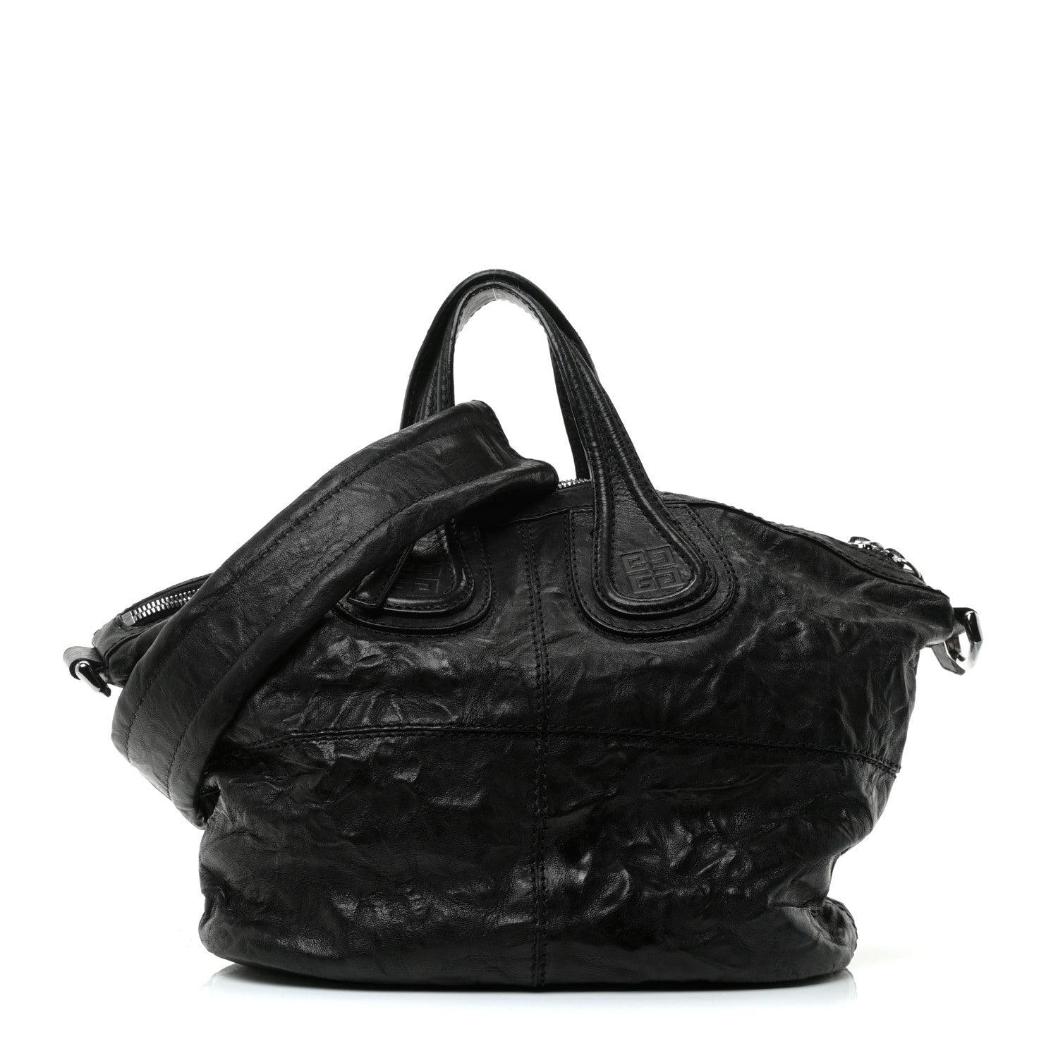 Givenchy Wrinkled Lambskin Small Nightingale Black 1 of 10