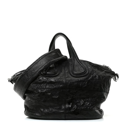 Givenchy Wrinkled Lambskin Small Nightingale Black 1 of 10