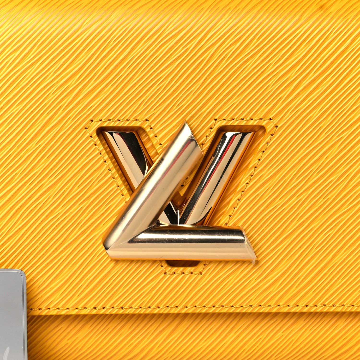 Louis Vuitton Epi Twist Braided Strap Shoulder Bag MM Sunflower 7 of 9