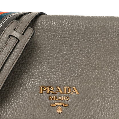 Prada Vitello Daino Flap Crossbody Argilla 7 of 10