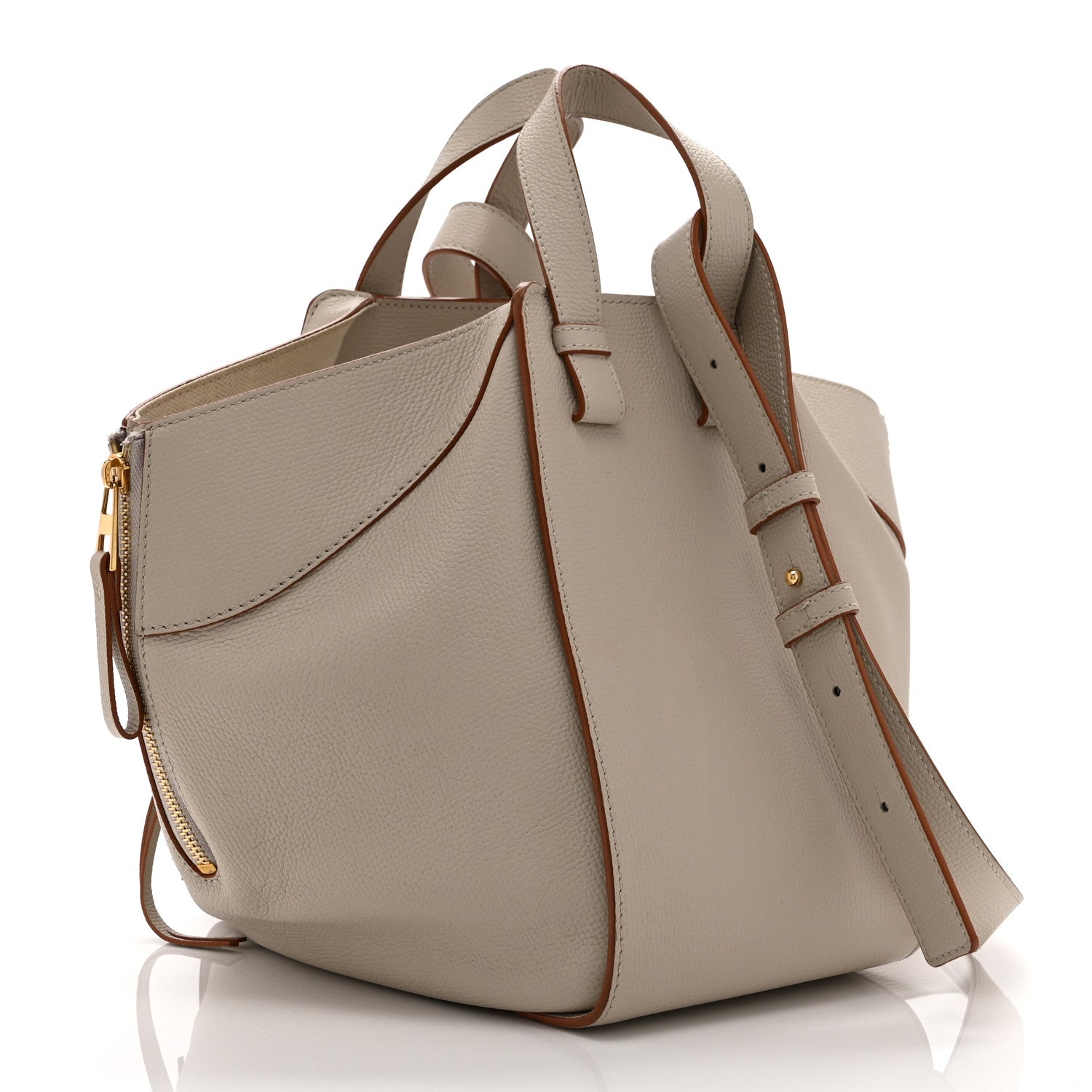 Loewe Grained Calfskin Small Hammock Shoulder Bag Light Ghost 3 of 10