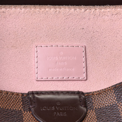 Louis Vuitton Damier Ebene Caissa Hobo Rose Ballerine 5 of 8