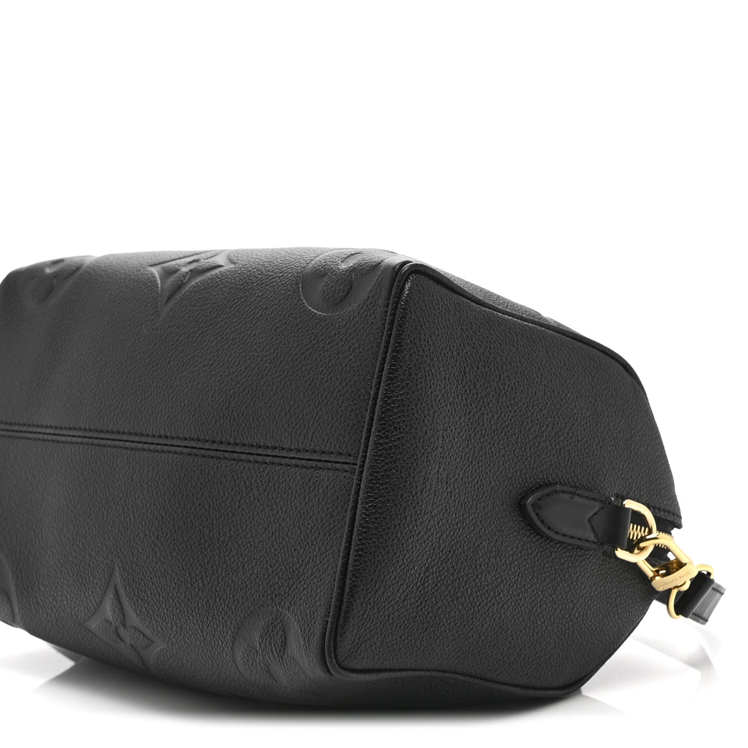 Louis Vuitton Empreinte Monogram Giant Speedy Bandouliere 25 Black 9 of 9