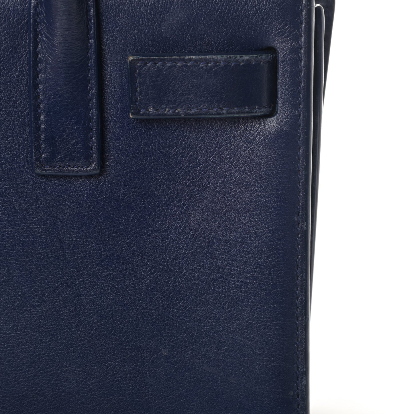 Calfskin Nano Sac De Jour Dark Blue
