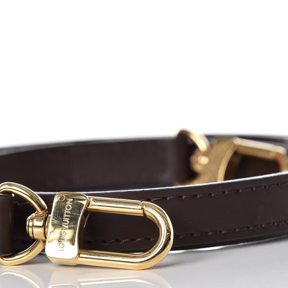 Louis Vuitton Calfskin 16mm Adjustable Shoulder Strap Brown 2 of 5