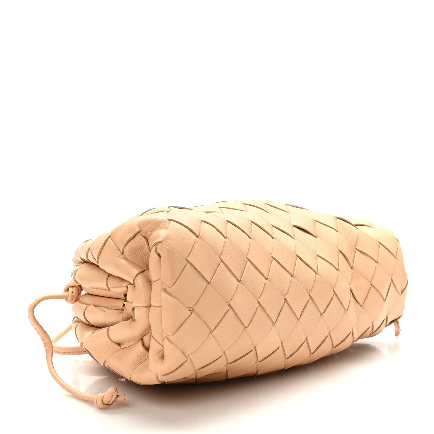 Bottega Veneta Nappa Intrecciato The Mini Pouch Almond 4 of 9