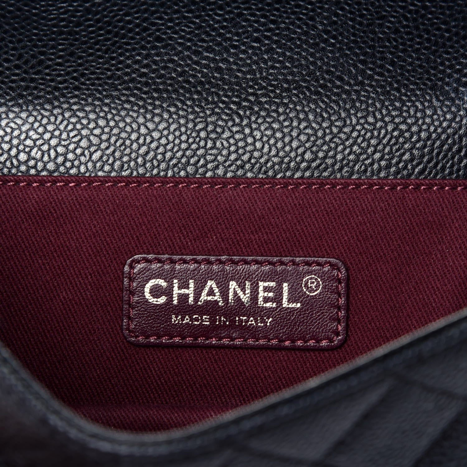 Chanel Caviar Quilted Small Retro Class Flap Dark Black 7 of 10