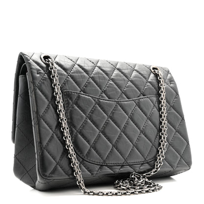 Chanel Aged Calfskin Quilted 2.55 Reissue 226 Flap Black 3 of 12