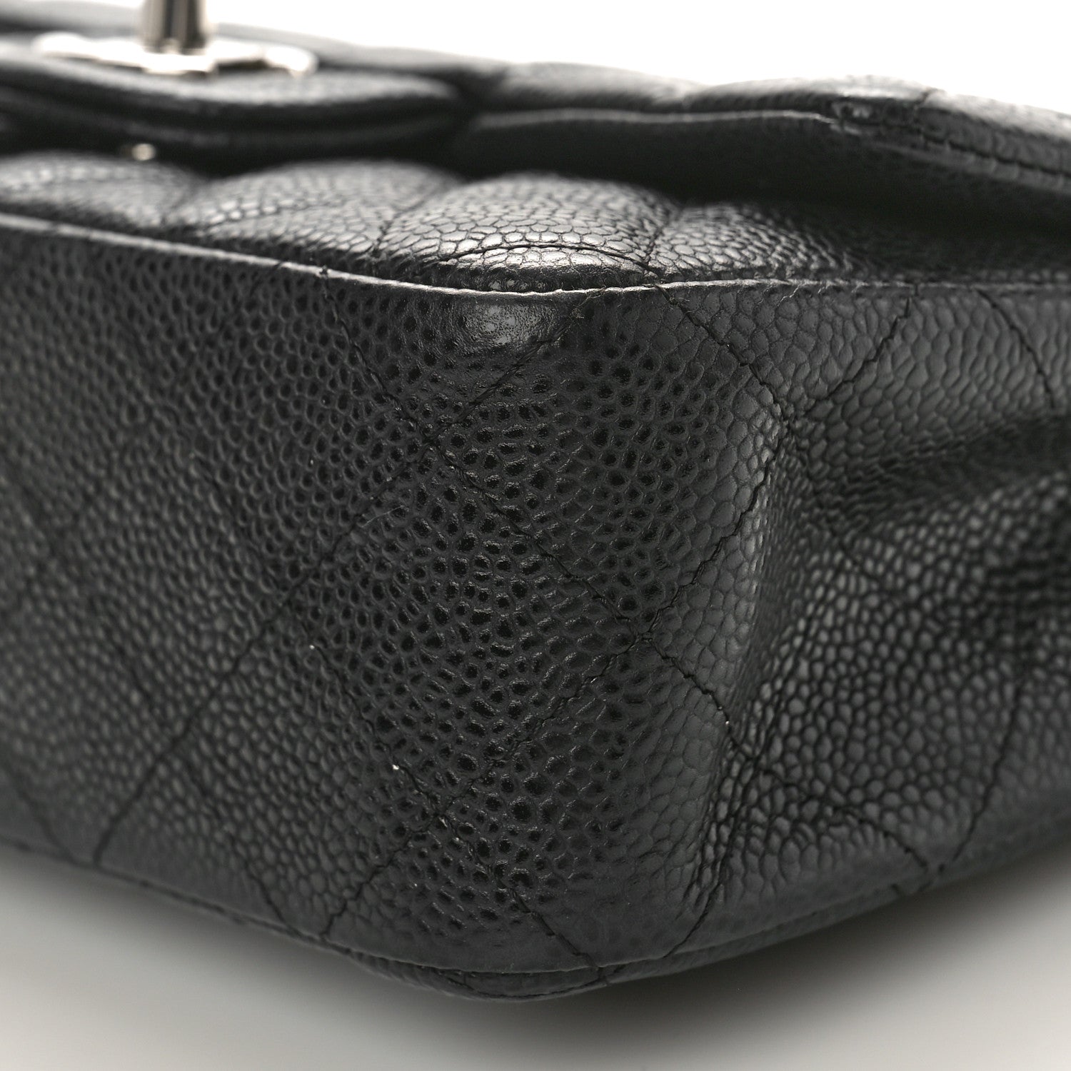 Chanel Caviar Quilted Mini Rectangular Flap Black 9 of 12