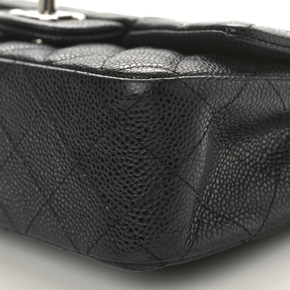 Chanel Caviar Quilted Mini Rectangular Flap Black 9 of 12