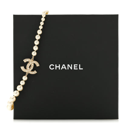 Chanel Pearl CC 100th Anniversary Necklace Light Gold 6 of 6