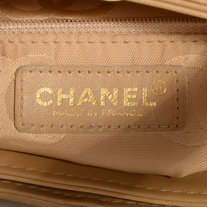 Chanel Calfskin Quilted Surpique Stitch Small Tote Beige 6 of 9