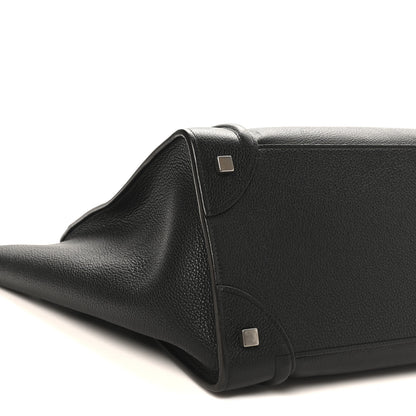 Celine Drummed Calfskin Mini Luggage Black 9 of 10