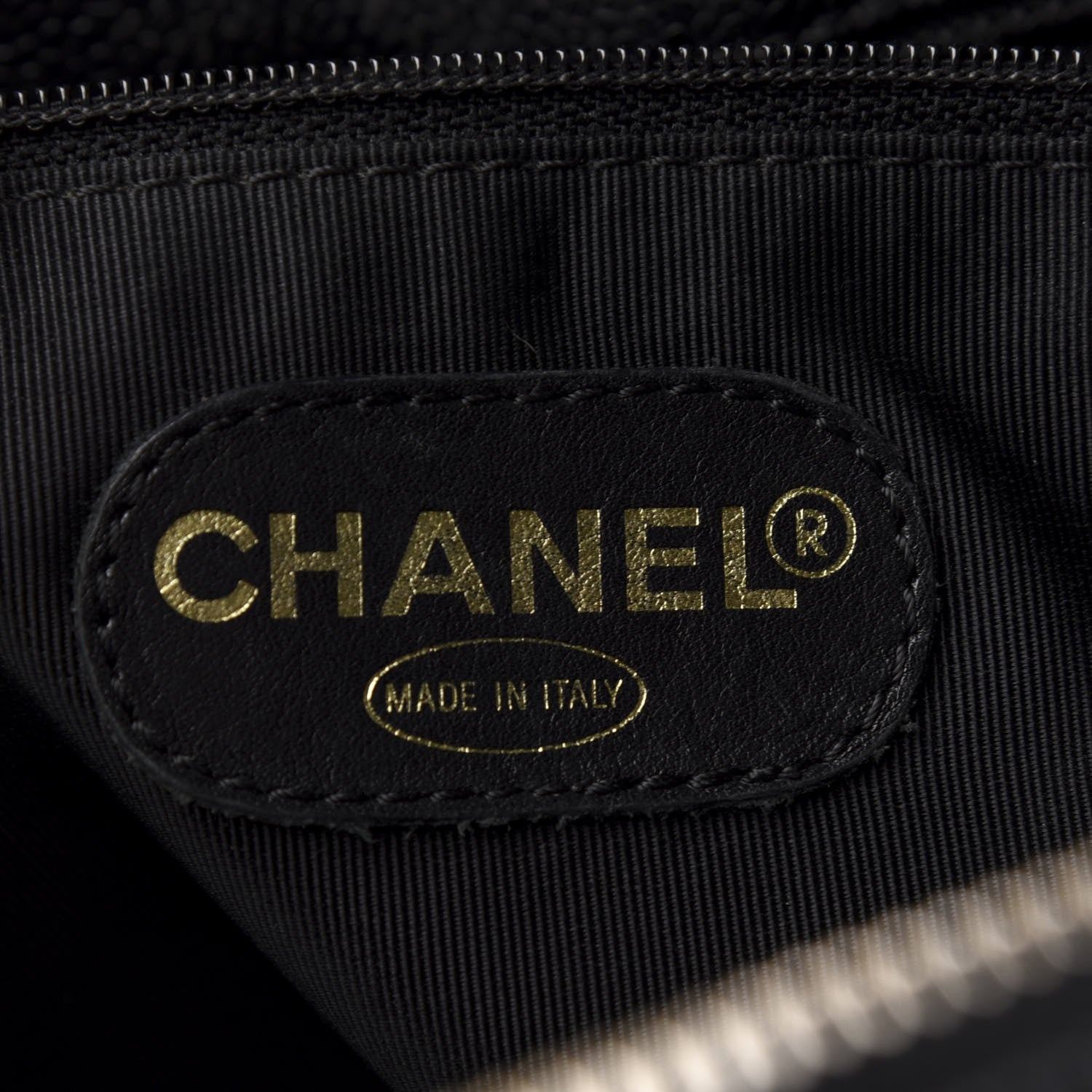 Chanel Caviar CC Timeless Tote Black 8 of 10