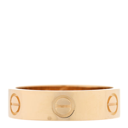Cartier 18K Yellow Gold 5.5mm LOVE Ring 57 8 1 of 5