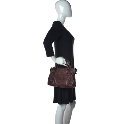 Balenciaga Agneau Lizard Embossed First Castagna 3 of 13