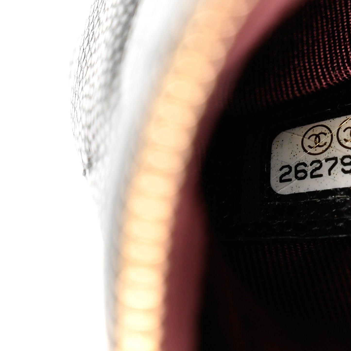 Caviar Quilted Small Cosmetic Case Black