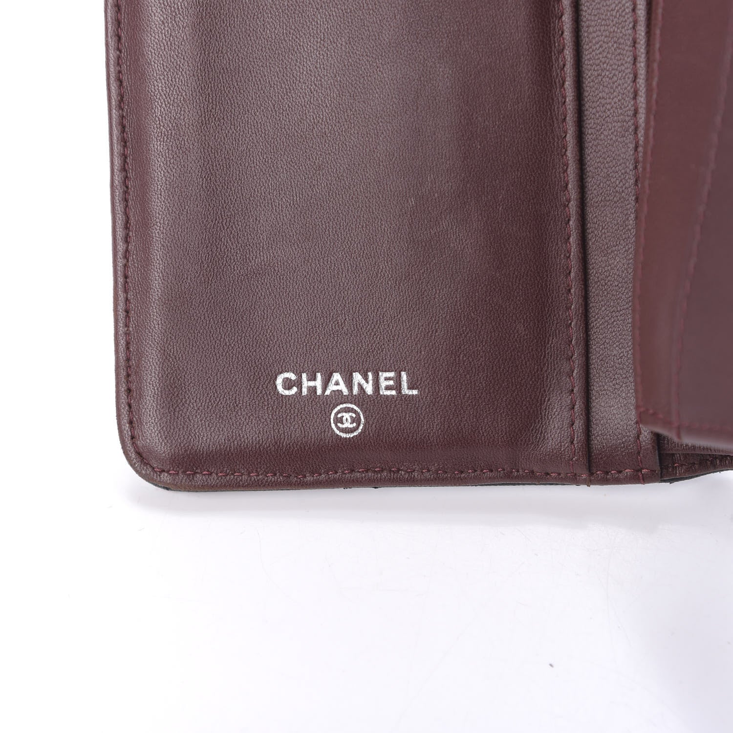 Chanel Lambskin Quilted Yen Wallet Black 10 of 13