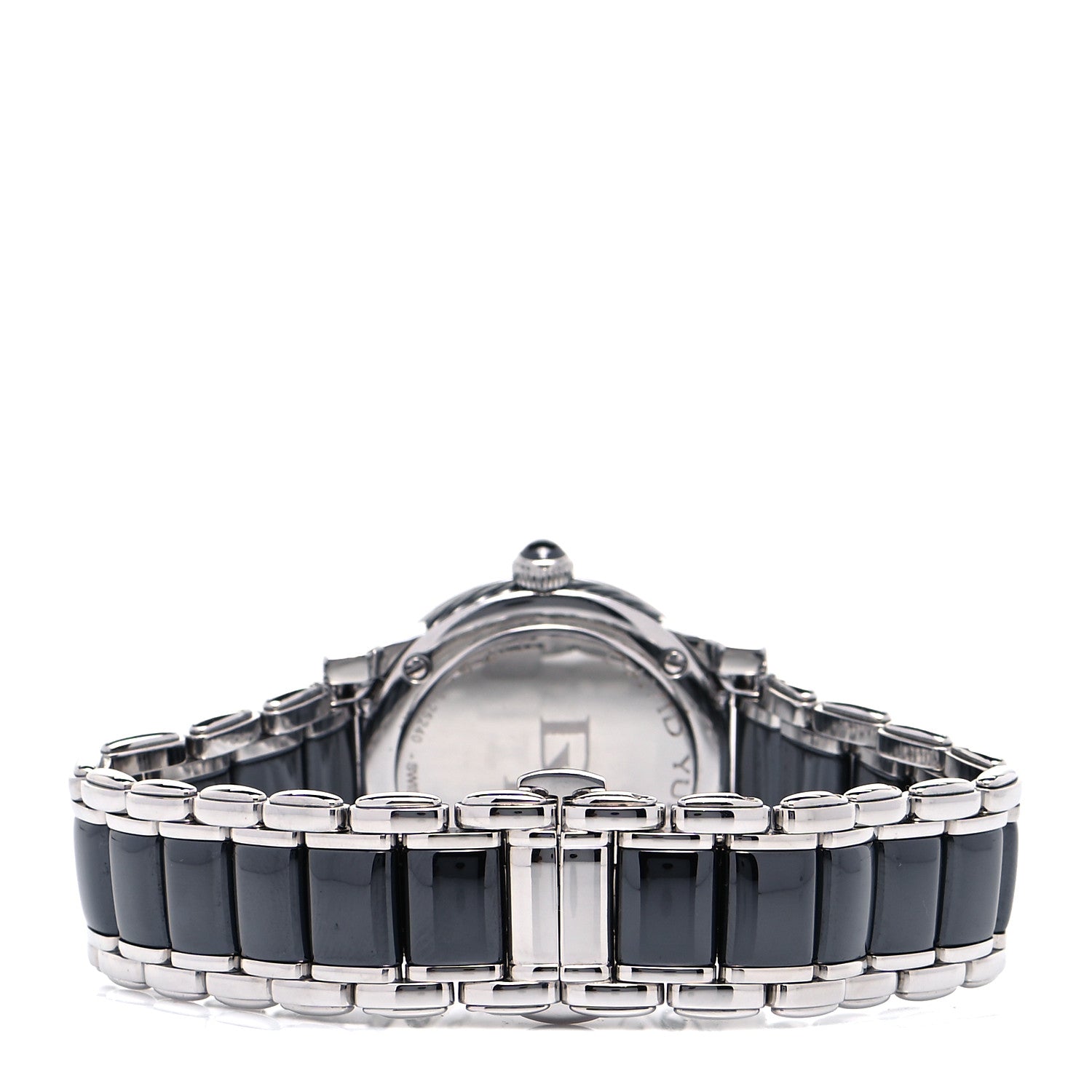 David Yurman Stainless Steel Ceramic Diamond Bezel 30mm Classic Quartz Watch Black 3 of 5