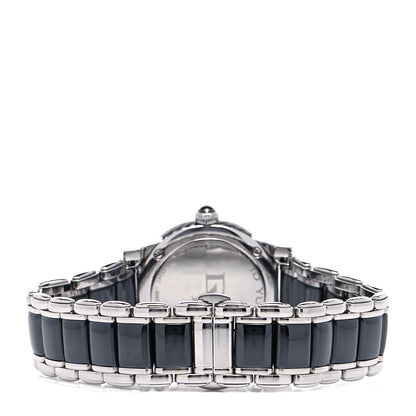 David Yurman Stainless Steel Ceramic Diamond Bezel 30mm Classic Quartz Watch Black 3 of 5