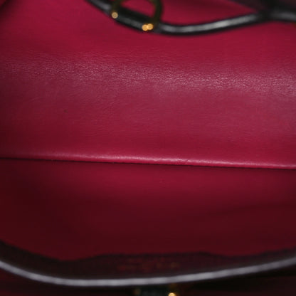 Louis Vuitton Taurillon Capucines BB Black Fuchsia 5 of 10