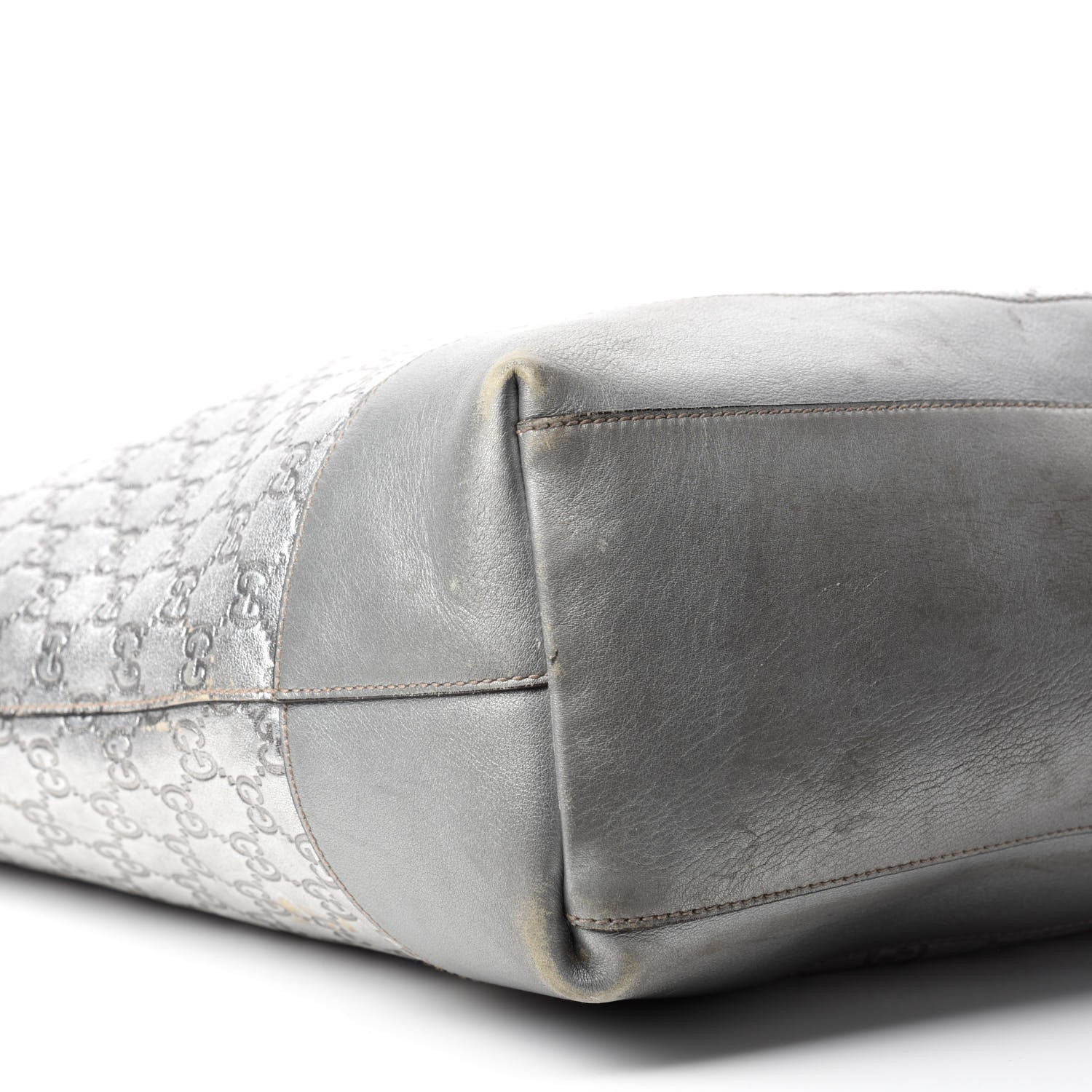 Gucci Guccissima Large Tote Silver 6 of 24