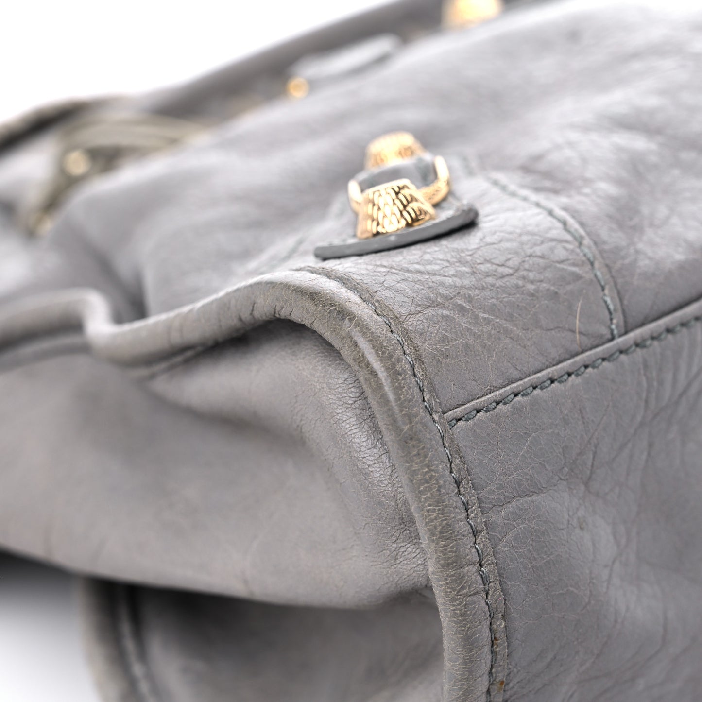 Agneau Giant 12 Gold Hardware City Gris Pyrite