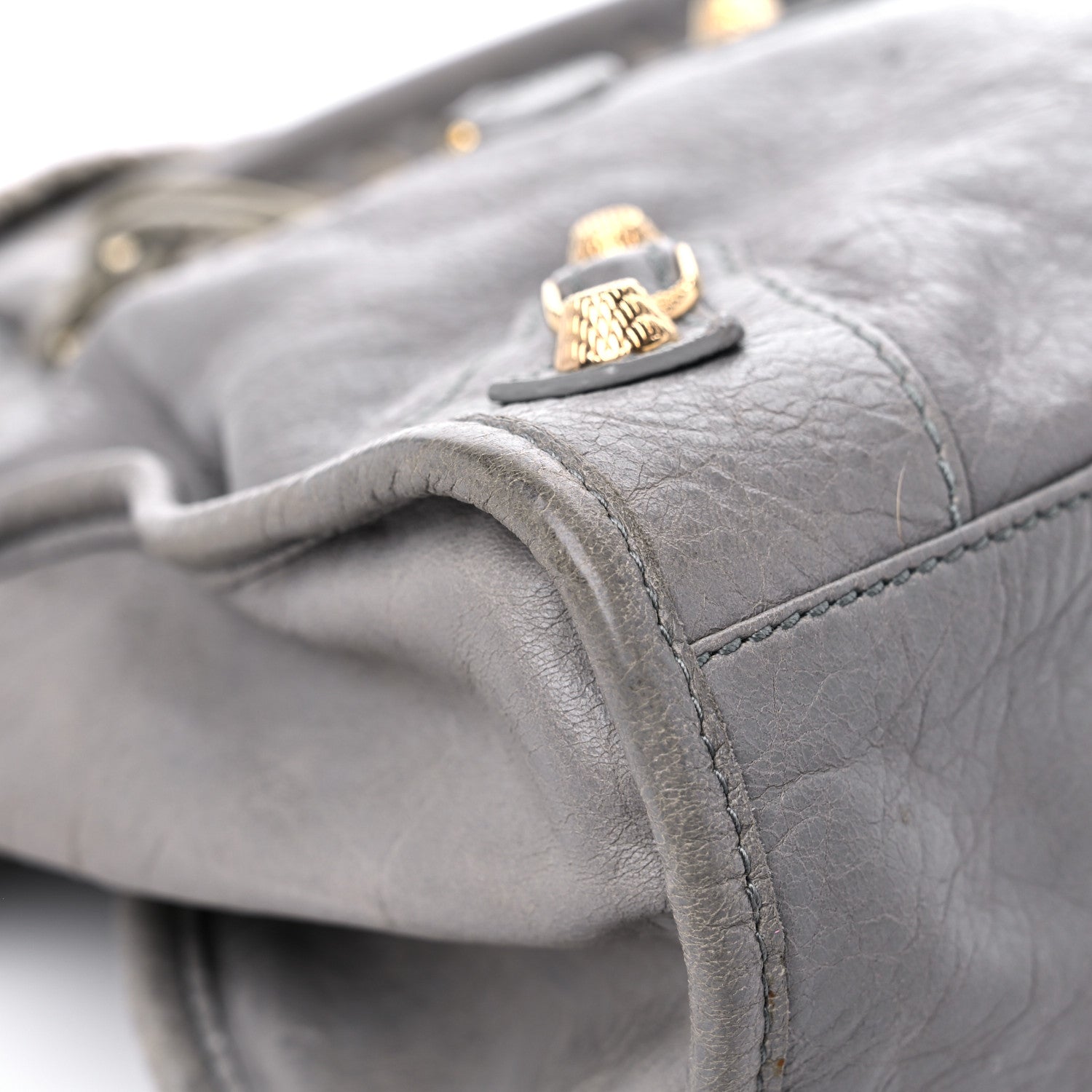 Balenciaga Agneau Giant 12 Gold Hardware City Gris Pyrite 8 of 27