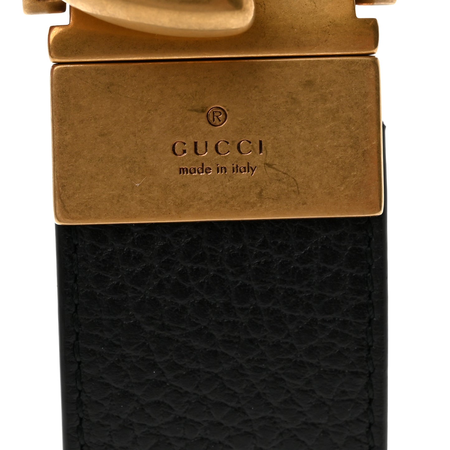 Calfskin Double G Reversible 37mm Belt 70 28 Black Cocoa
