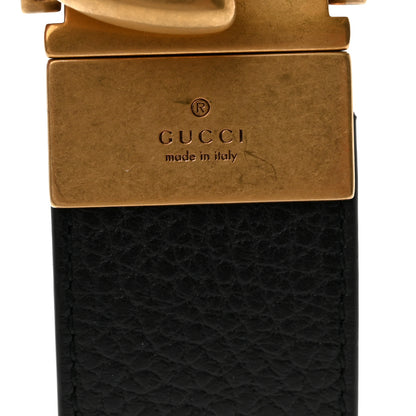 Gucci Calfskin Double G Reversible 37mm Belt 70 28 Black Cocoa 5 of 7