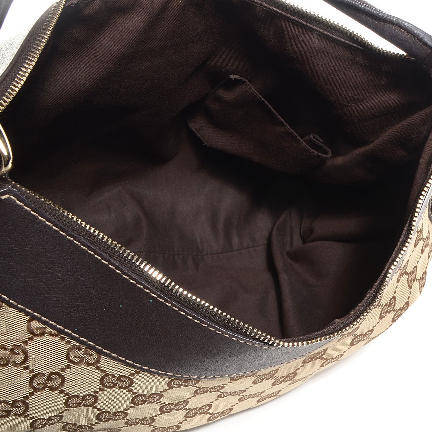 Monogram D Gold Large Hobo Brown