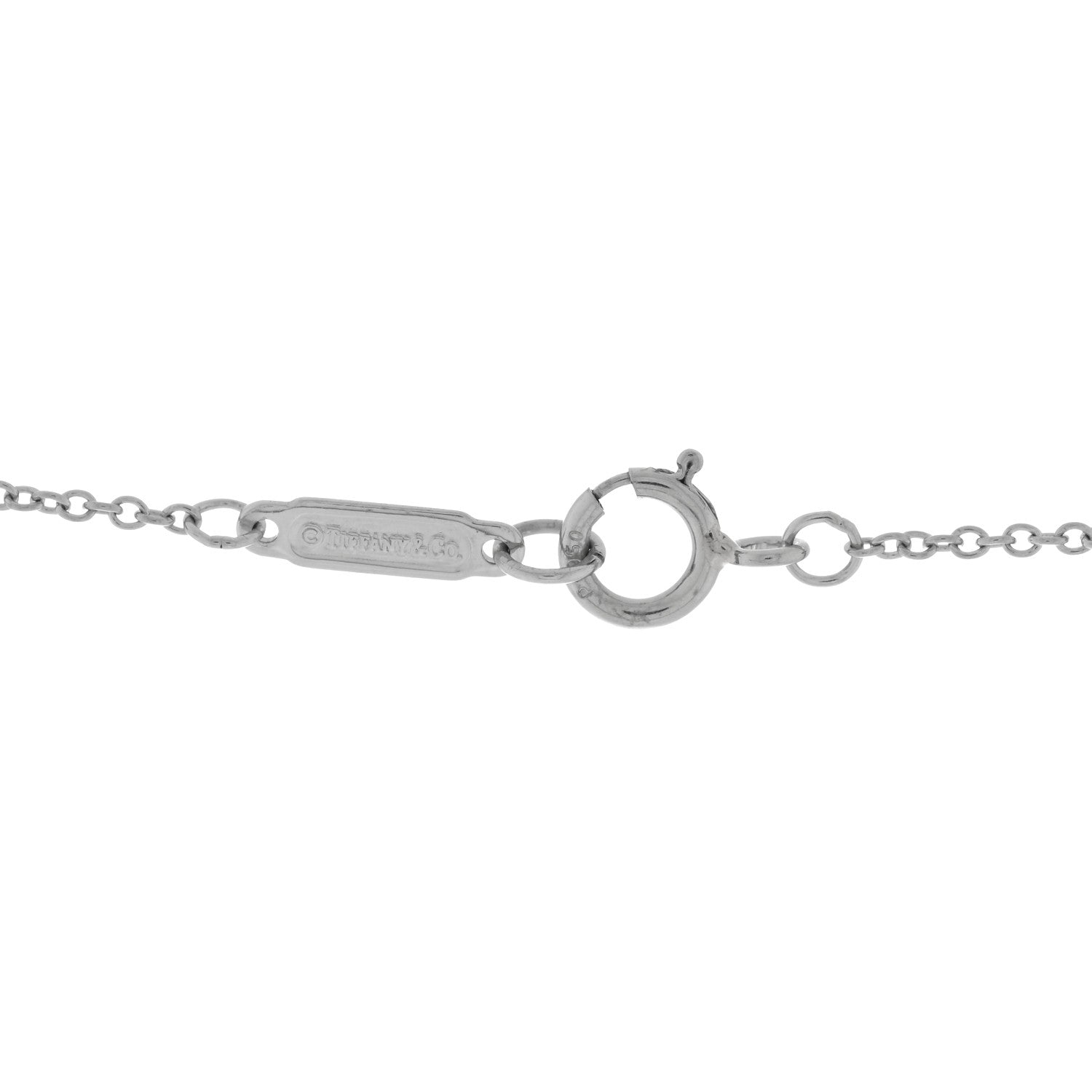 Tiffany Platinum Diamond Large Paper Flowers Pave Pendant Necklace 4 of 5