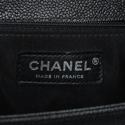 Chanel Caviar Quilted New Medium Boy Flap Black 6 of 7